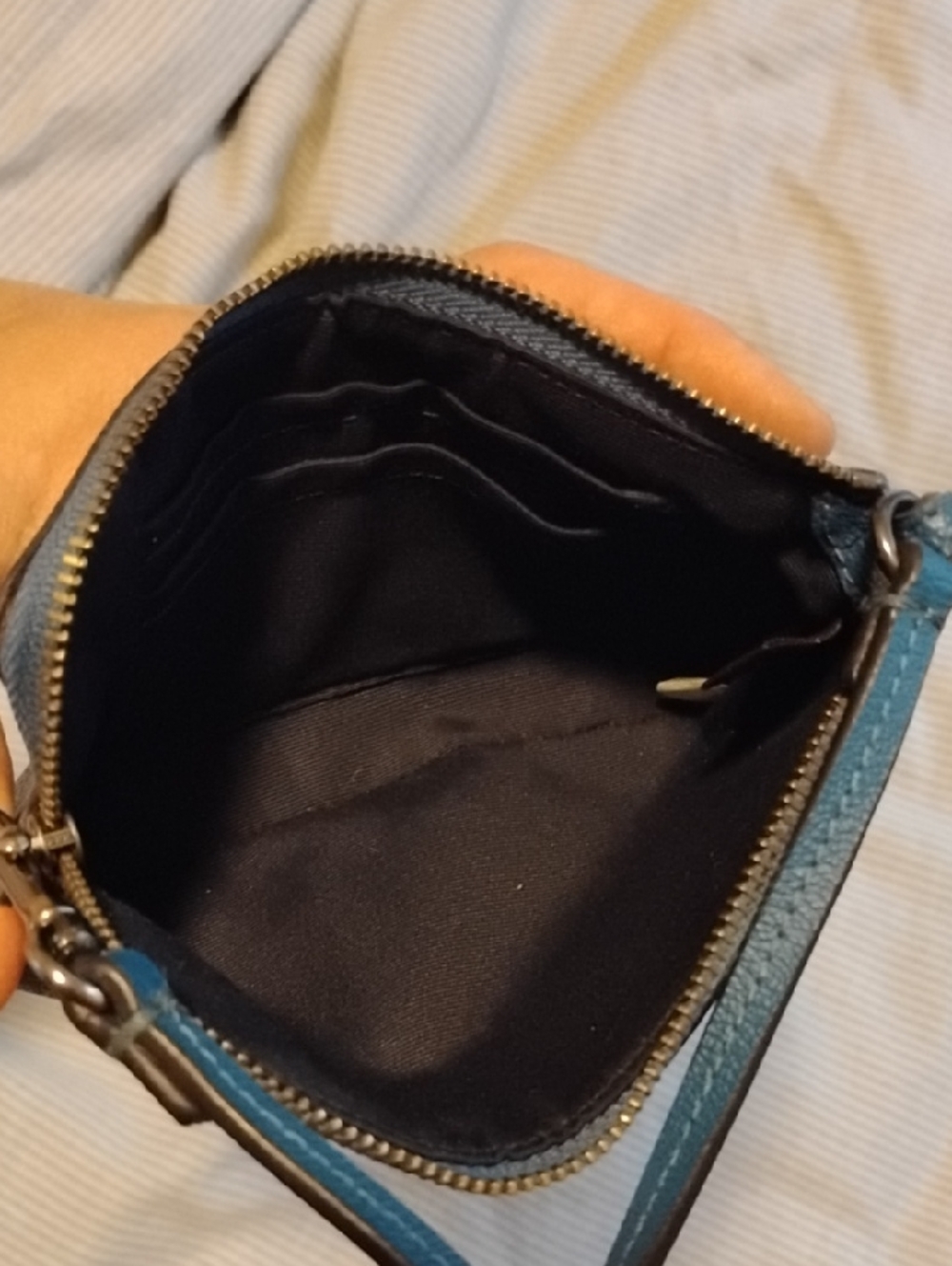 Coach Blue Star Wristlet - Picture 2 of 4